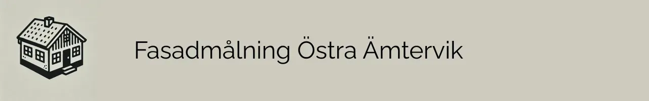 Fasadmålning Östra Ämtervik